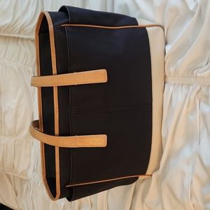 Coach canvas and leather tote